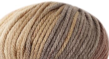 Wollbiene Batik Lot de 5 pelotes de laine de 100 g pour tricot et crochet  (500 g) Multicolore Avec dégradé de couleurs Couleur 5200 bleu pétrole