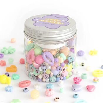 Mix de perles - Pastel (510020) 1