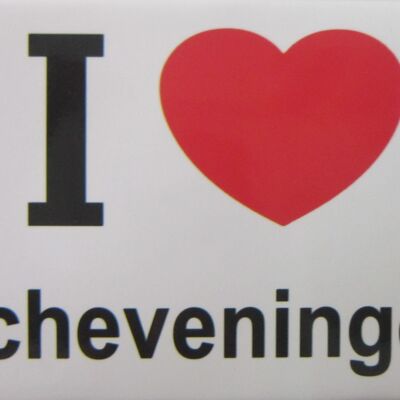 Imán de nevera I Love Scheveningen