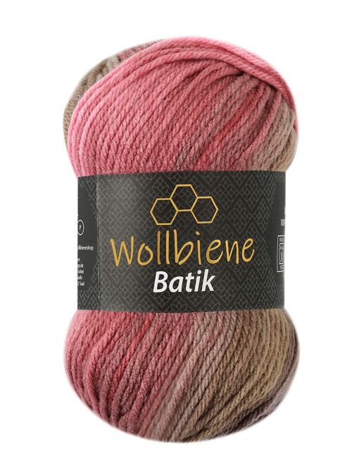 Wollbiene Batik 5050 Farbverlaufswolle Color Strickwolle Garn Wolle