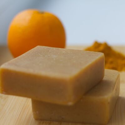 Shea Butter soap (Sweet Orange -Turmeric)