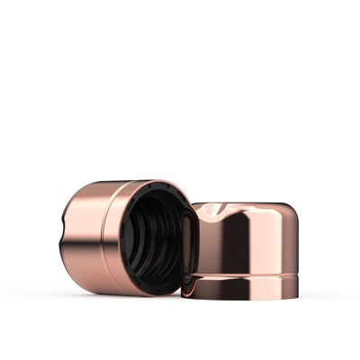 Polished Copper Metallic Memo-Deckel