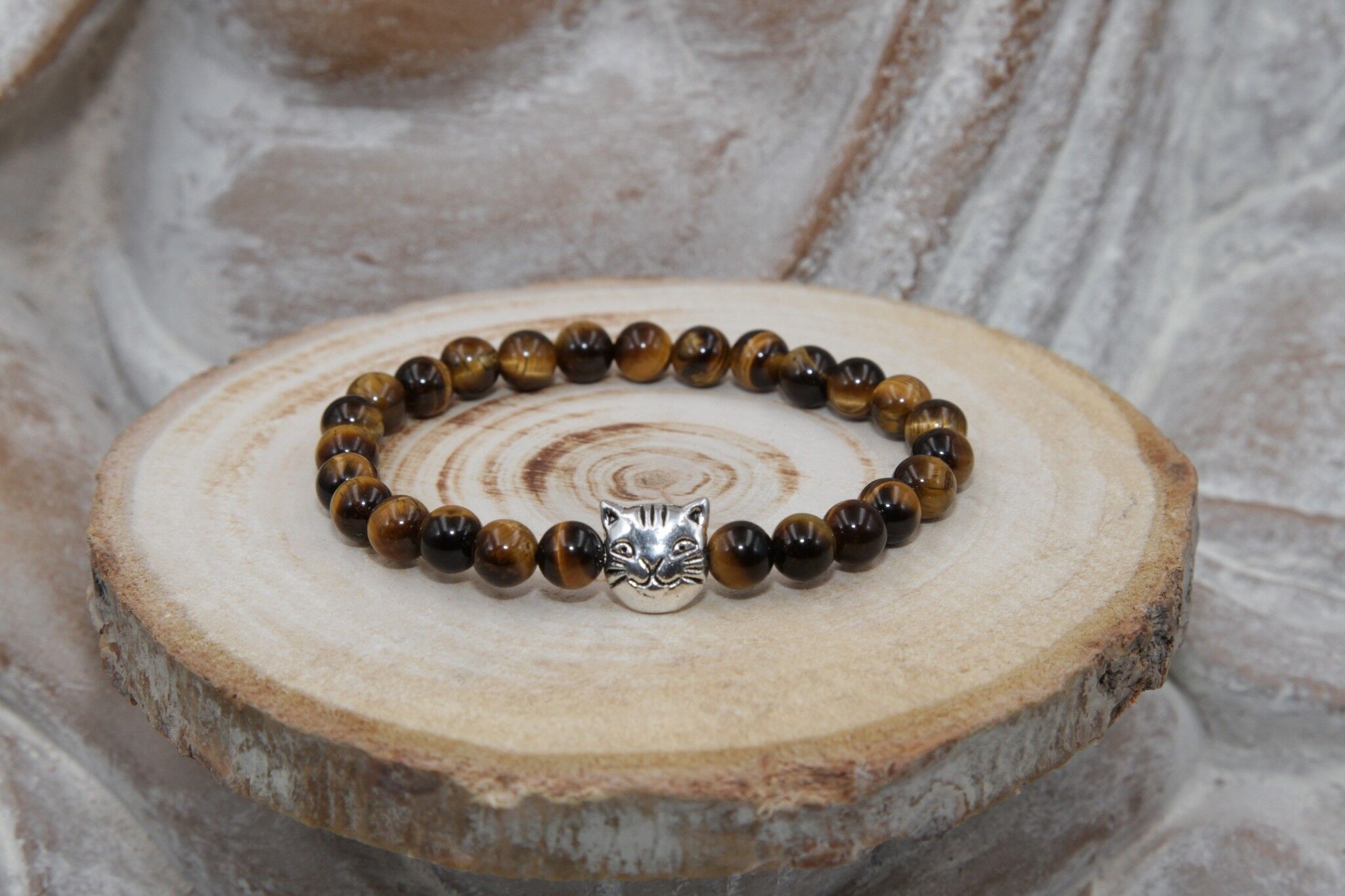 CHILDREN bracelet "PROTECTION" tiger eye 6mm