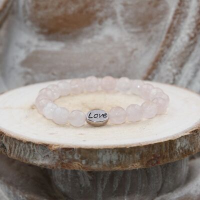 PINK QUARTZ CHILD bracelet 8mm