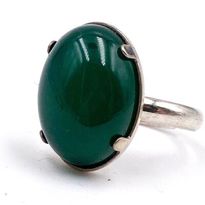 Green AGATE Ring