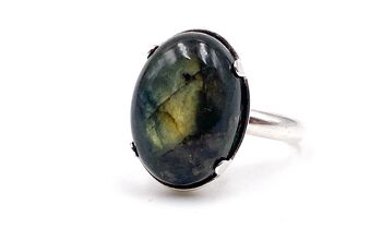 Bague LABRADORITE 1,8X1,3cm