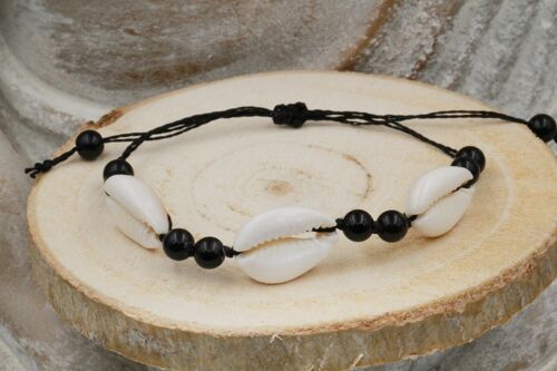 Bracelet Coquillage CAURI Black