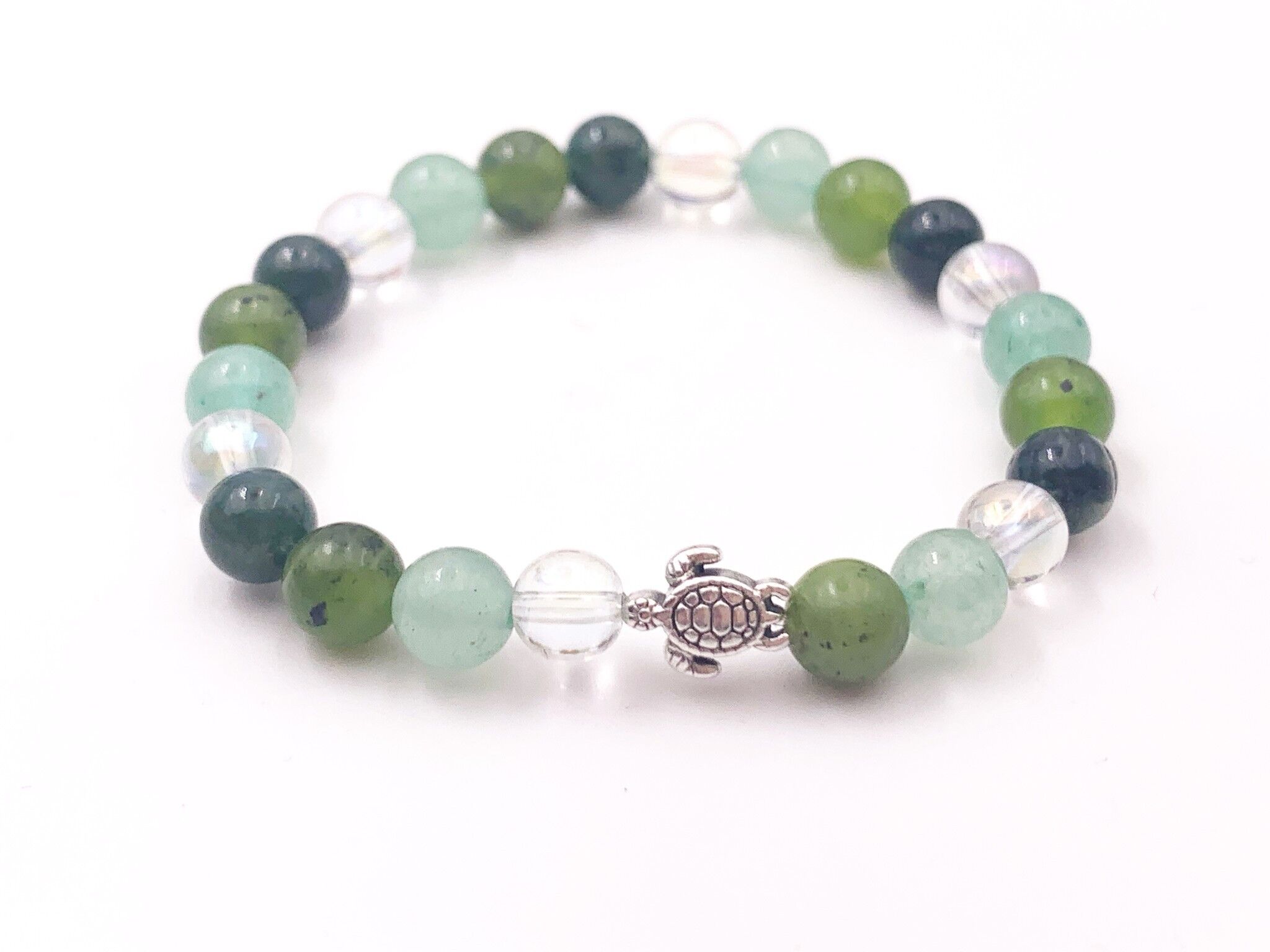 Bracciale tartaruga Bracciale tartaruga, pietre da 8 mm