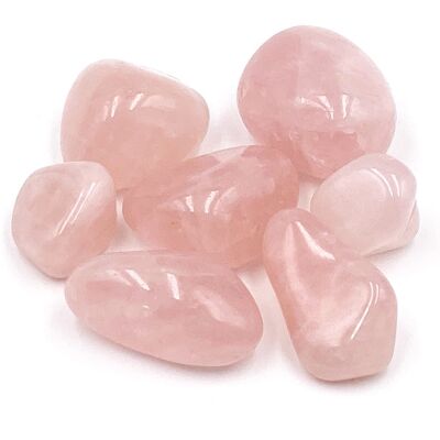 Rose Quartz Tumbled Stone Size: 1cm - 1.5cm