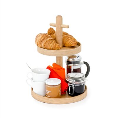 Two Tier Fruit and Condiment Stand
