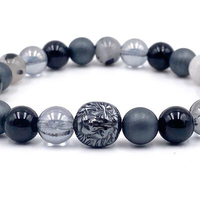 Bracelet femme et homme "Ancrage et Protection" Bracelet femme et homme "Ancrage et Protection" 8mm