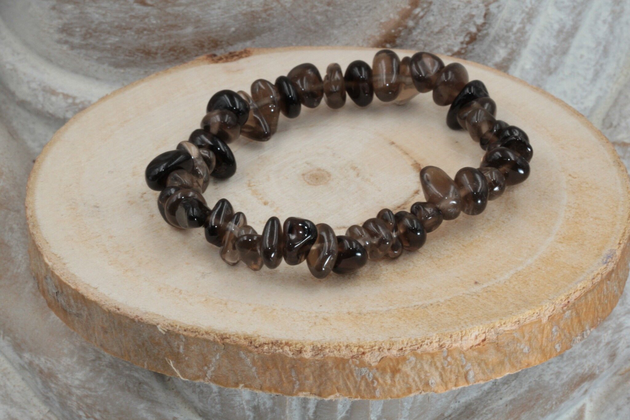 Smoky Quartz Chips Bracelet