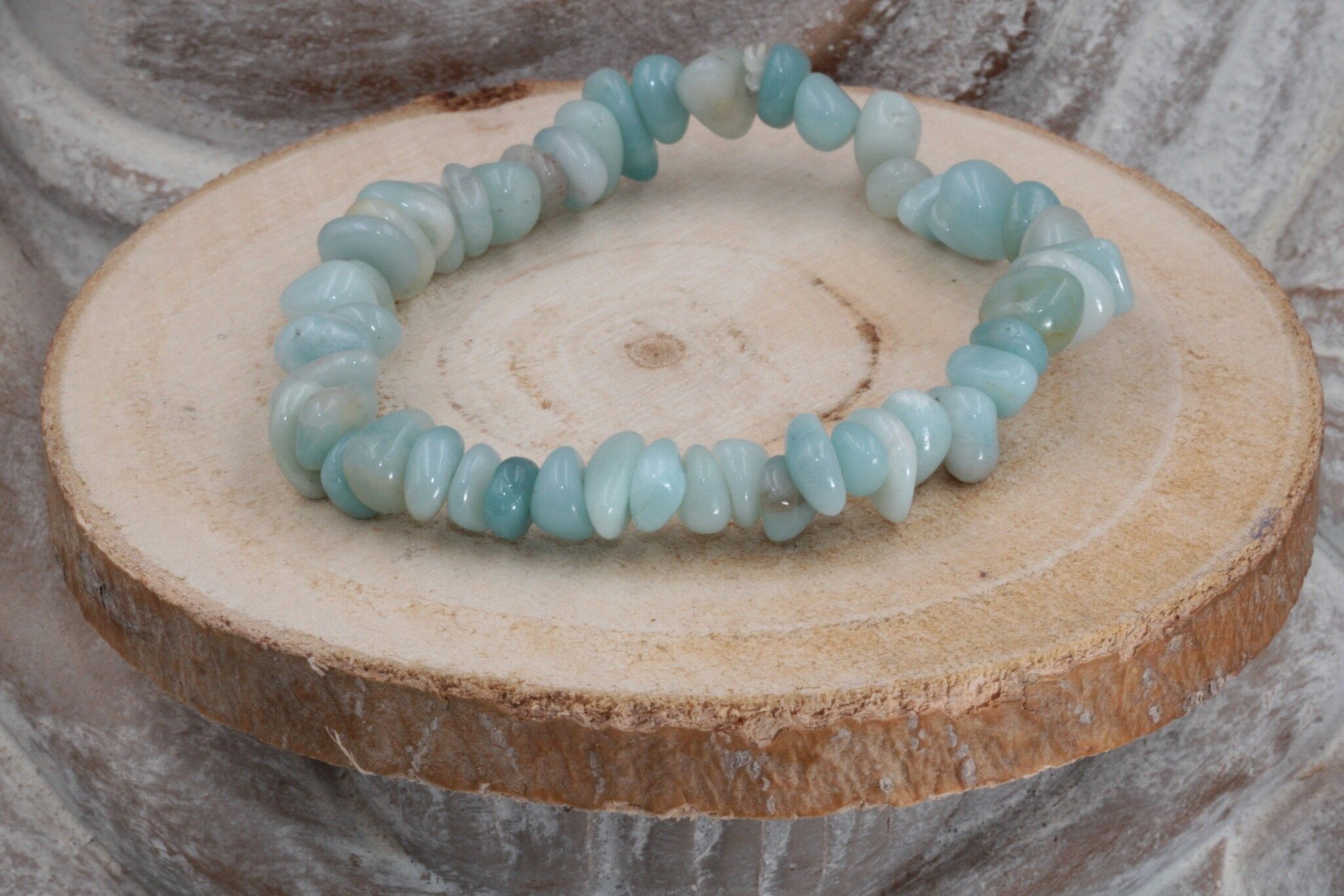 Amazonite Chip Bracelet