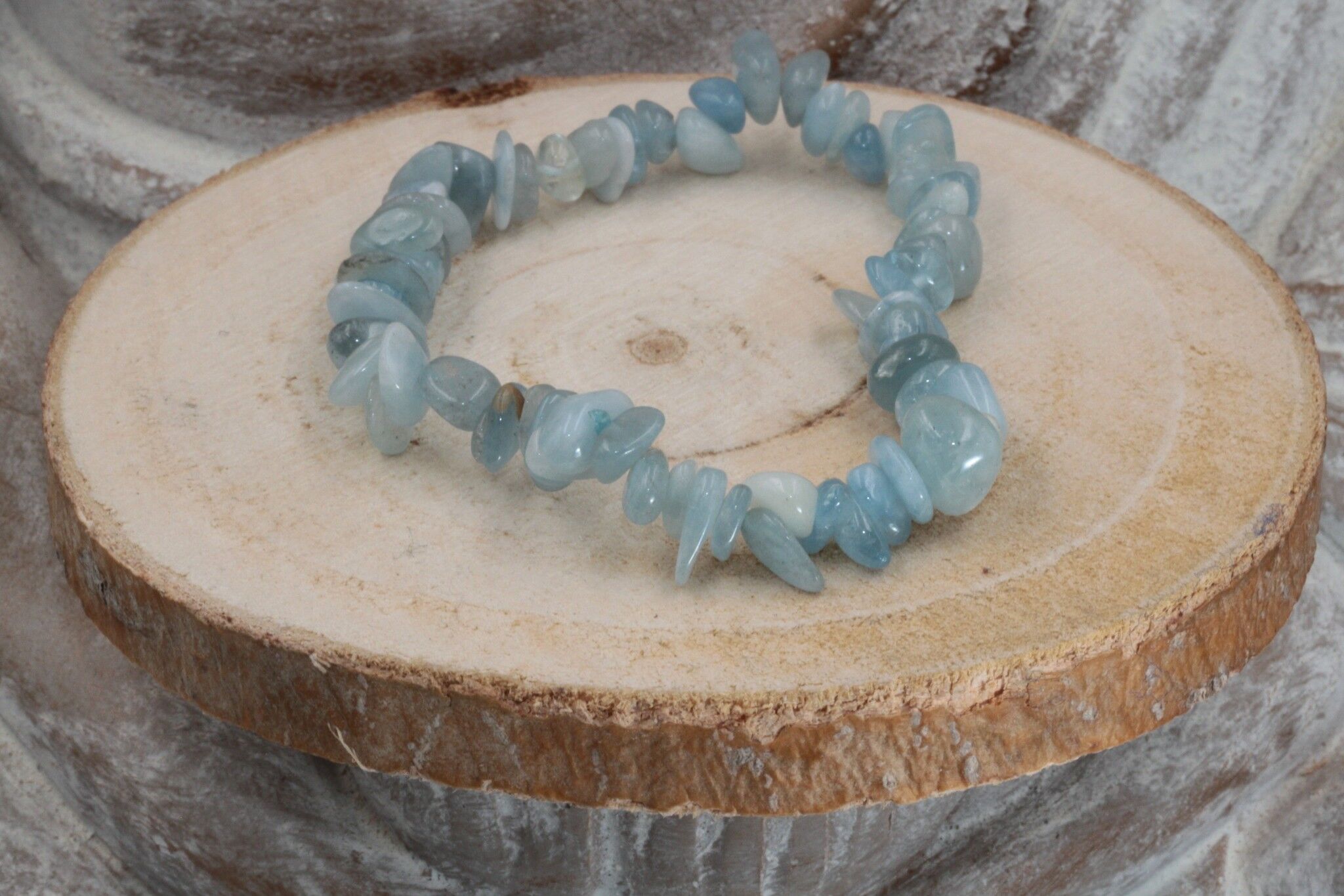 Aquamarine Chips Bracelet