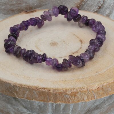 Amethyst chips bracelet Amethyst chips bracelet with tiger eye