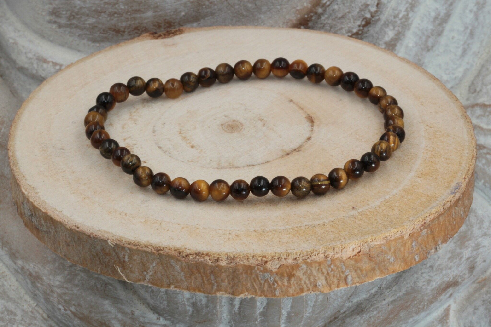 Tiger Eye Bracelet 4mm