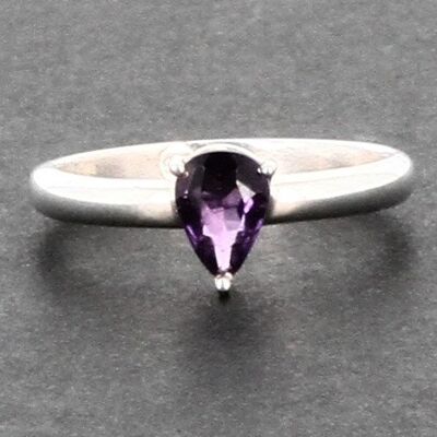 Amethystring T53 geschliffen