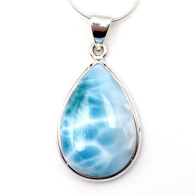 Pendente a goccia "Larimar" Dimensioni H 1,5 cm x L 1,1 cm