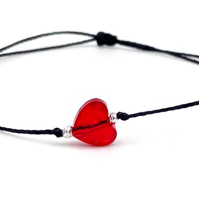 Cuore di cristallo rosso Swarovski