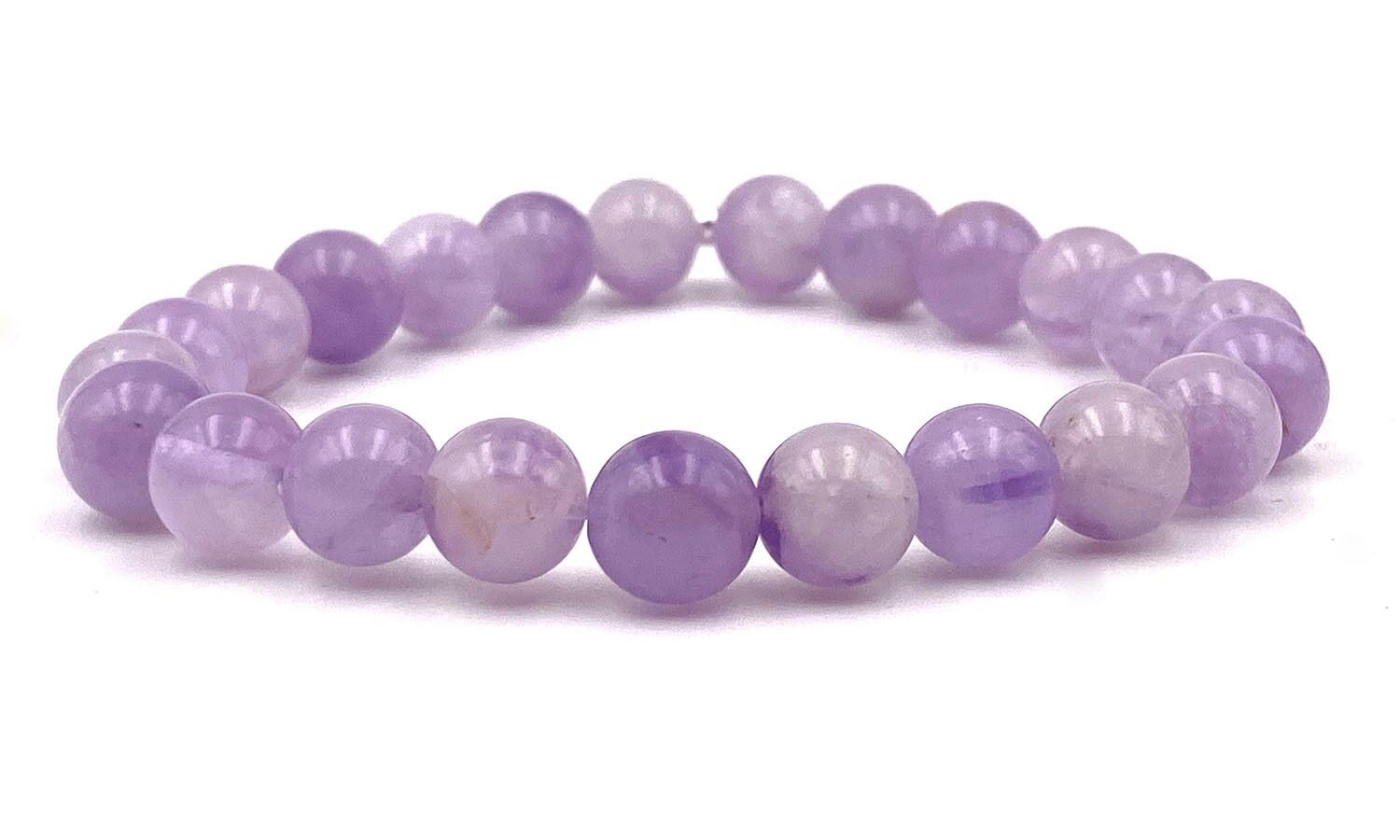 Bracciale lavanda Bracciale lavanda con pietre sfaccettate
