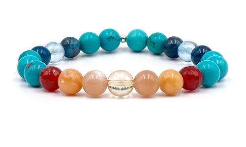 Bracelet Cheyenne Sunset Pierres de 8mm