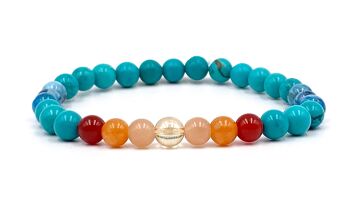 Bracelet Cheyenne Sunset Pierres de 8mm 2