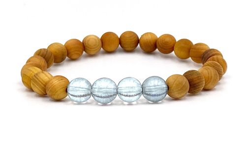 Bracelet Aura diffuseur Quartz aura sunset (jaune)