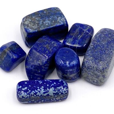 Lapis Lazuli tumbled stone Size: between 20 and 30 gr - 2.5 to 3 cm round