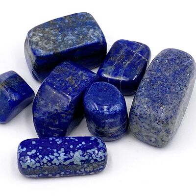 Lapis Lazuli tumbled stone Size: between 20 and 30 gr - 2.5 to 3 cm round