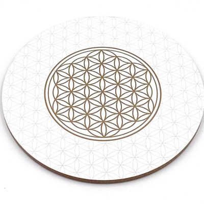 Sottobicchiere in MDF Flower of Life