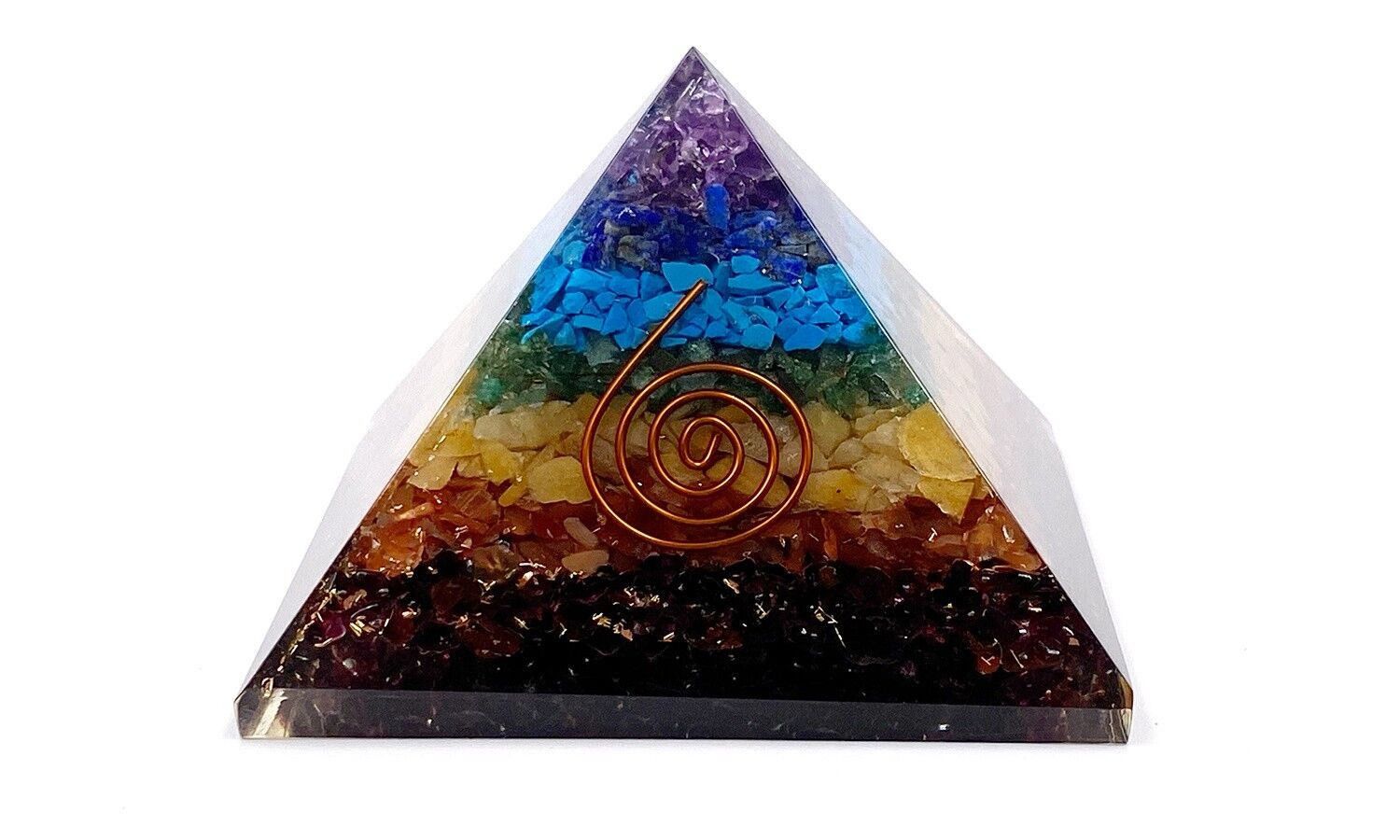 Orgonite Pyramid 7 Chakras