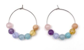 Boucles d'Oreilles Rainbow