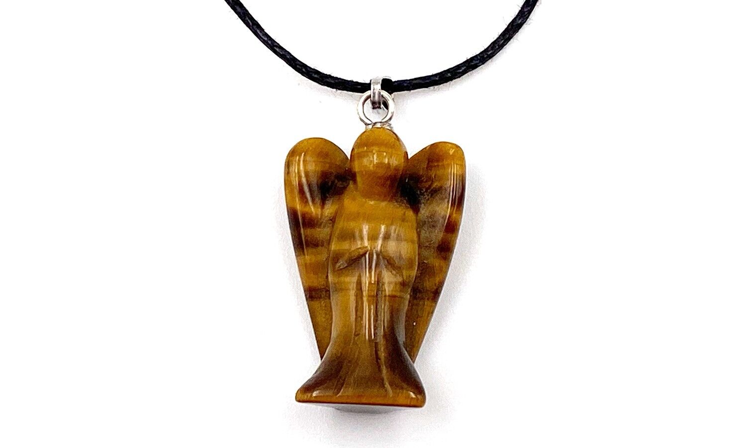 Rock Crystal Angel Pendant