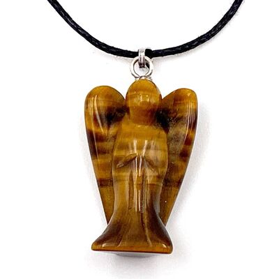 Rock Crystal Angel Pendant