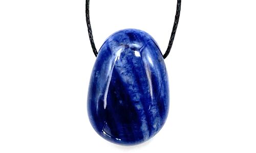 Pendentif Sodalite Pierre Roulée