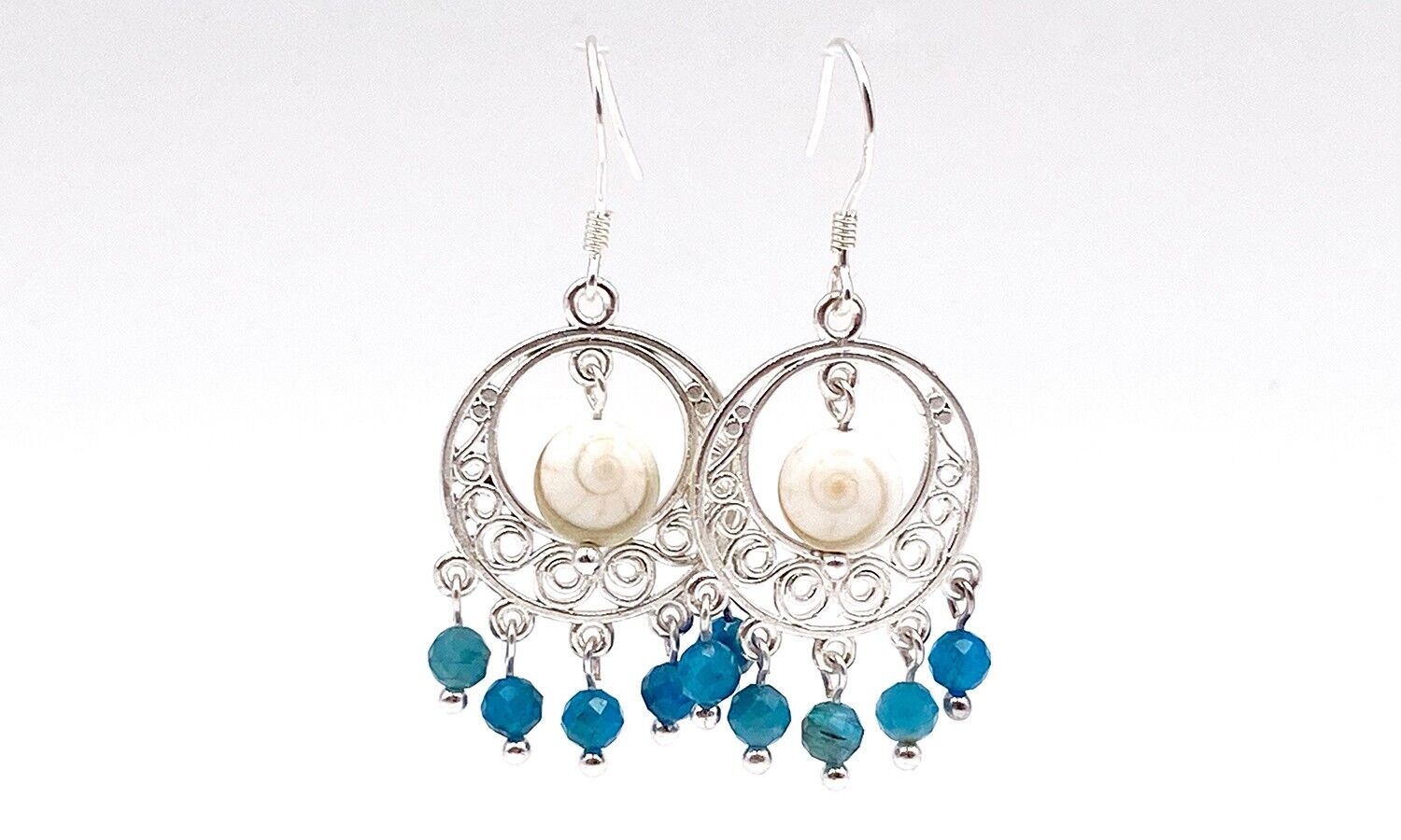 Liberty Liberty earrings with eye of St Lucia