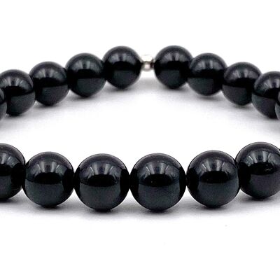 Black Spinel Bracelet Stones 8mm