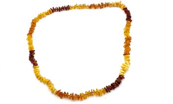 Collier Ambre Multicolore 65 cm 1