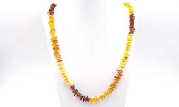 Collier Ambre Multicolore 65 cm 2