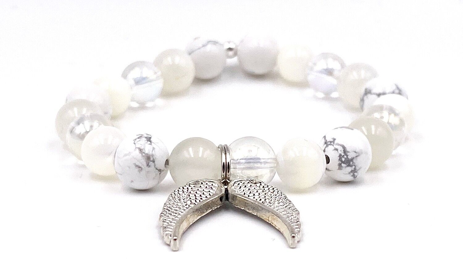 Women's Bracelet Guardian Angel Holidays Natural Stones 6mm