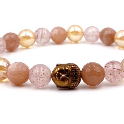 8mm Stones Buddha Bracelet