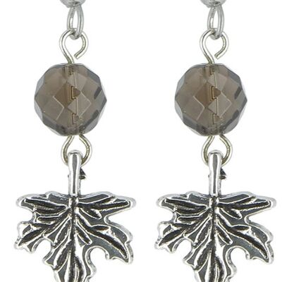 Earrings "autumn leaves" 925 silver hooks
