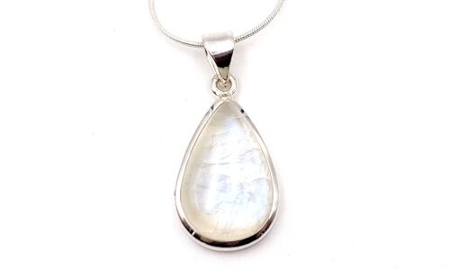 Pendentif Péristérite goutte Dimension H 2,2 cm x l 1,4 cm