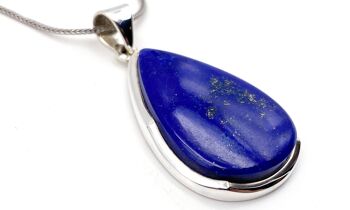 Pendentif Lapis Lazuli grande goutte  H3,2XL2,1cm 2