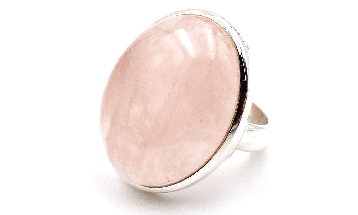 Rose Quartz Ring Rose Quartz Ring 925 Silver