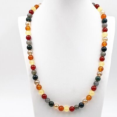 India necklace India necklace, 8mm stones