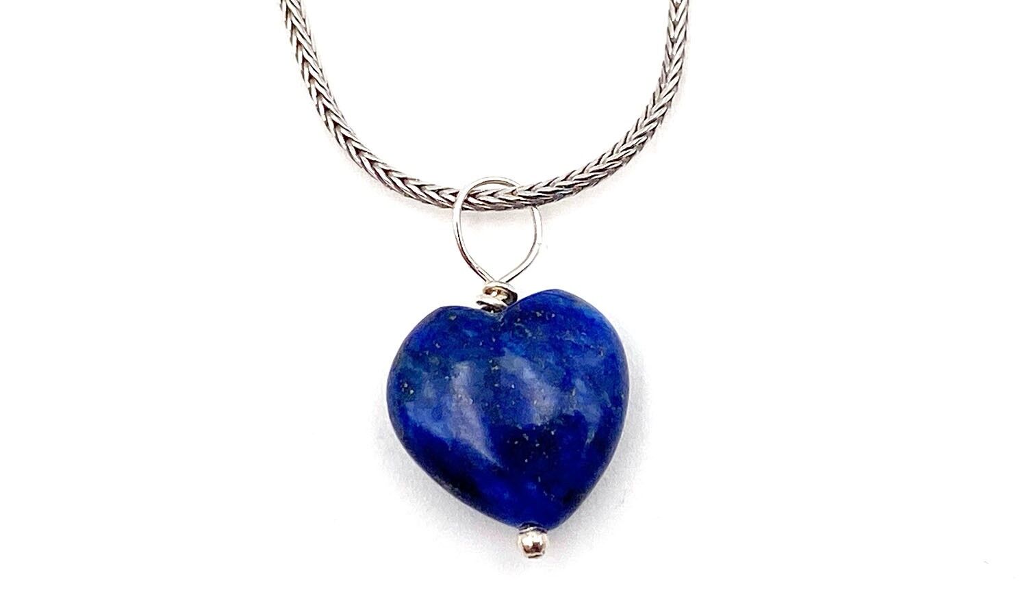 Lapis Lazuli Heart Pendant Lapis Lazuli Heart