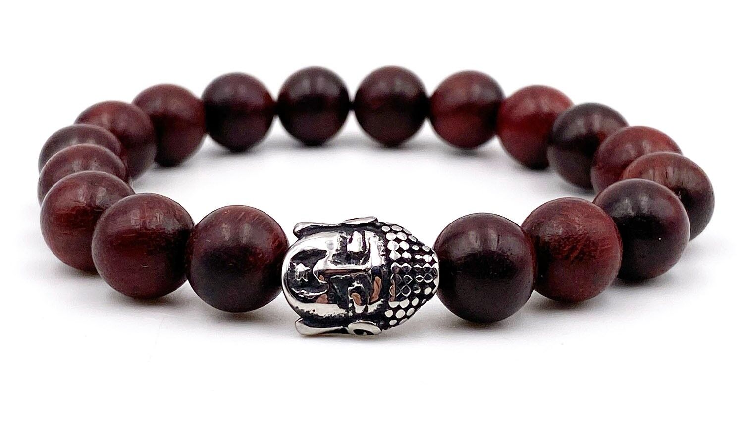 Bracciale in legno di sandalo 10mm