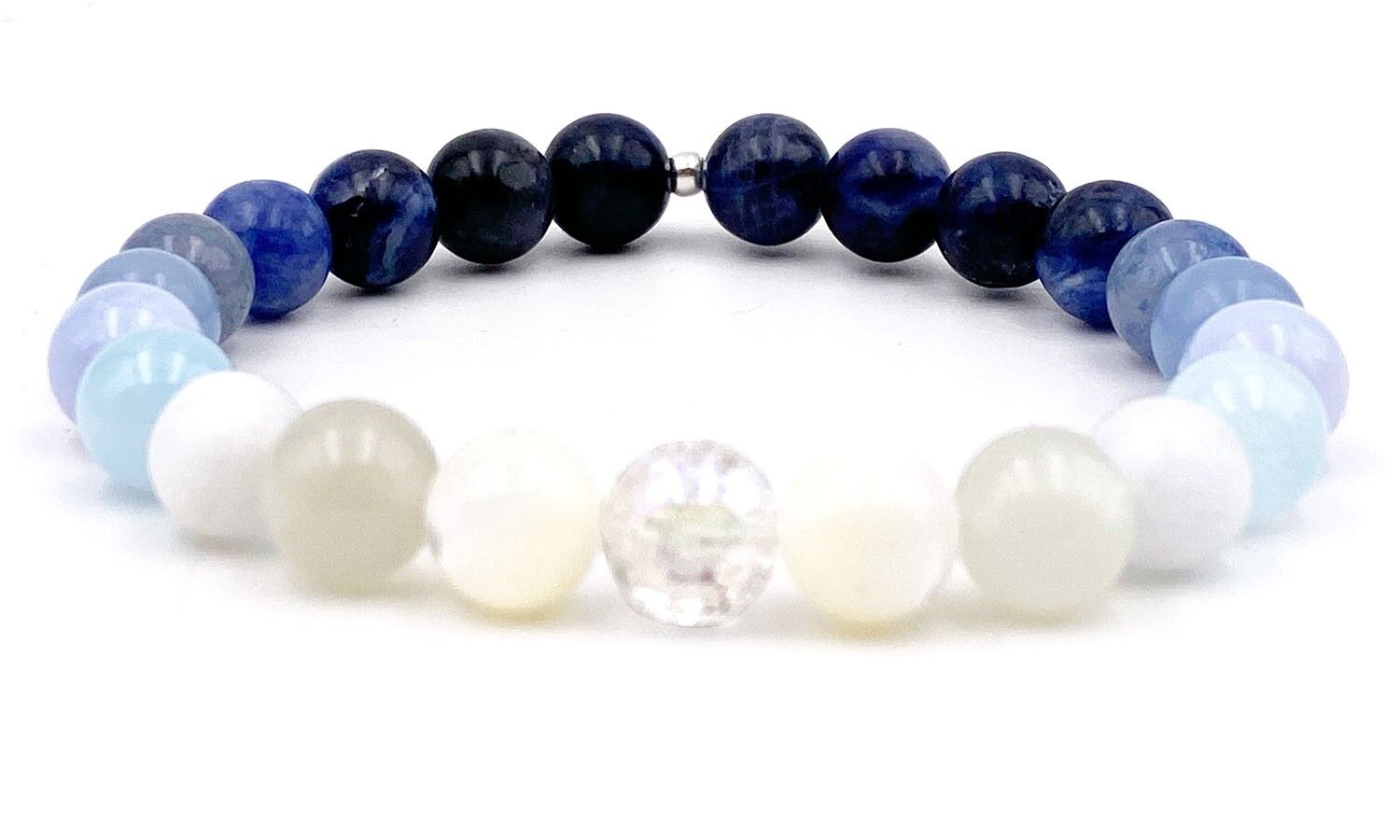 Bracciale Blue Moon Bracciale con pietre da 8 mm