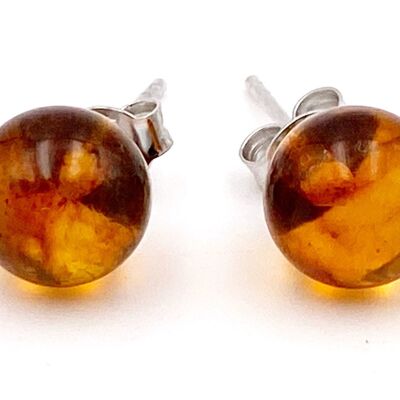 Amber earrings